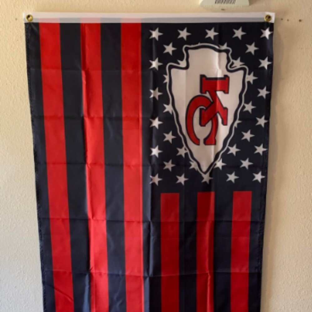 Kansas City Chiefs 3'x5' Double Sided USA Flag FAST SHIP